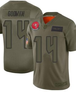 Nike Buccaneers #14 Chris Godwin Camo Men's Stitched NFL Limited 2019 Salute To Service Jersey