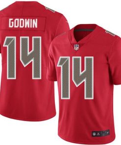 Nike Buccaneers #14 Chris Godwin Red Men's Stitched NFL Limited Rush Jersey