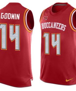 Nike Buccaneers #14 Chris Godwin Red Team Color Men's Stitched NFL Limited Tank Top Jersey