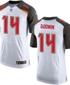 Nike Buccaneers #14 Chris Godwin White Men's Stitched NFL New Elite Jersey