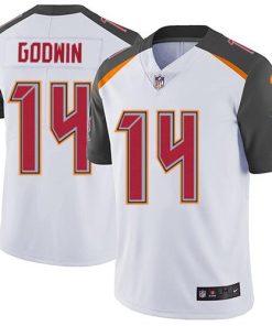 Nike Buccaneers #14 Chris Godwin White Men's Stitched NFL Vapor Untouchable Limited Jersey