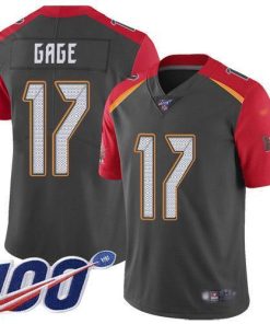 Nike Buccaneers #17 Russell Gage Gray Men's Stitched NFL Limited Inverted Legend 100th Season Jersey
