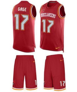 Nike Buccaneers #17 Russell Gage Red Team Color Men's Stitched NFL Limited Tank Top Suit Jersey