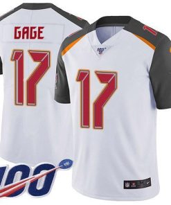 Nike Buccaneers #17 Russell Gage White Men's Stitched NFL 100th Season Vapor Untouchable Limited Jersey