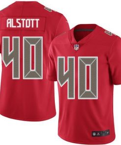 Nike Buccaneers #40 Mike Alstott Red Men's Stitched NFL Limited Rush Jersey