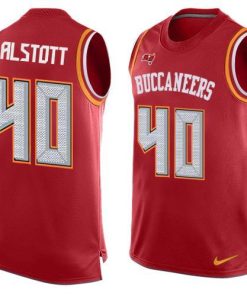 Nike Buccaneers #40 Mike Alstott Red Team Color Men's Stitched NFL Limited Tank Top Jersey