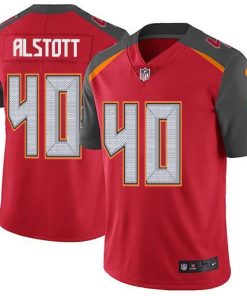 Nike Buccaneers #40 Mike Alstott Red Team Color Men's Stitched NFL Vapor Untouchable Limited Jersey