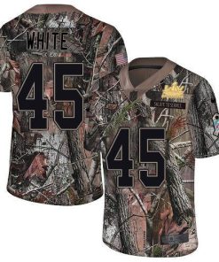 Nike Buccaneers #45 Devin White Camo Men's Super Bowl LV Champions Patch Stitched NFL Limited Rush Realtree Jersey