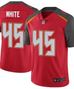 Nike Buccaneers #45 Devin White Red Team Color Men's Stitched NFL Vapor Untouchable Limited Jersey