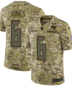 Nike Buccaneers #6 Julio Jones Camo Men's Stitched NFL Limited 2018 Salute To Service Jersey