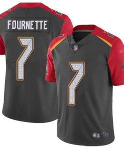 Nike Buccaneers #7 Leonard Fournette Gray Men's Stitched NFL Limited Inverted Legend Jersey