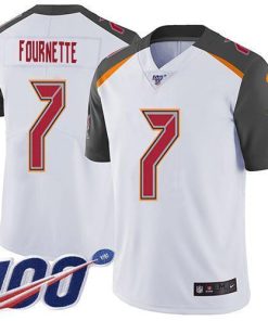 Nike Buccaneers #7 Leonard Fournette White Men's Stitched NFL 100th Season Vapor Untouchable Limited Jersey