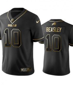 Nike Buffalo Bills #10 Cole Beasley Black Golden Limited Edition Stitched NFL Jersey Men's