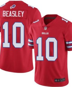 Nike Buffalo Bills #10 Cole Beasley Red Men's Stitched NFL Limited Rush Jersey Men's