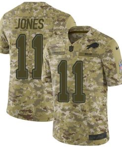 Nike Buffalo Bills #11 Zay Jones Camo Men's Stitched NFL Limited 2018 Salute To Service Jersey Men's
