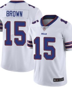 Nike Buffalo Bills #15 John Brown White Men's Stitched NFL Vapor Untouchable Limited Jersey Men's