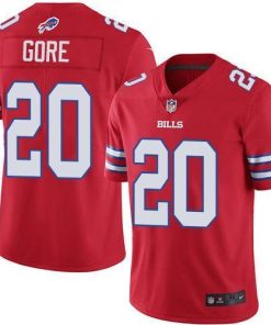 Nike Buffalo Bills #20 Frank Gore Red Men's Stitched NFL Elite Rush Jersey Men's