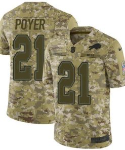 Nike Buffalo Bills #21 Jordan Poyer Camo Men's Stitched NFL Limited 2018 Salute To Service Jersey Men's