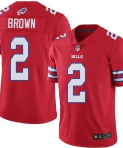 Nike Buffalo Bills #2 John Brown Red Men's Stitched NFL Elite Rush Jersey Men's