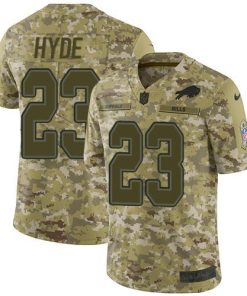 Nike Buffalo Bills #23 Micah Hyde Camo Men's Stitched NFL Limited 2018 Salute To Service Jersey Men's