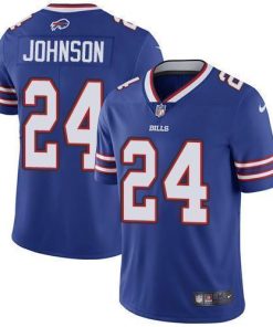 Nike Buffalo Bills #24 Taron Johnson Royal Blue Team Color Men's Stitched NFL Vapor Untouchable Limited Jersey Men's