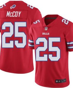 Nike Buffalo Bills #25 LeSean McCoy Red Men's Stitched NFL Elite Rush Jersey Men's