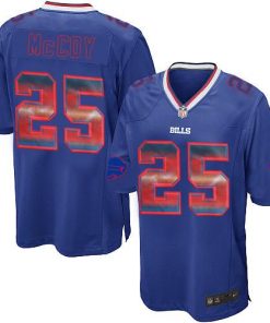 Nike Buffalo Bills #25 LeSean McCoy Royal Blue Team Color Men's Stitched NFL Limited Strobe Jersey Men's