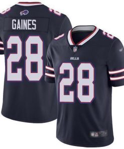 Nike Buffalo Bills #28 E.J. Gaines Navy Men's Stitched NFL Limited Inverted Legend Jersey Men's