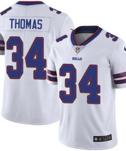 Nike Buffalo Bills #34 Thurman Thomas White Men's Stitched NFL Vapor Untouchable Limited Jersey Men's