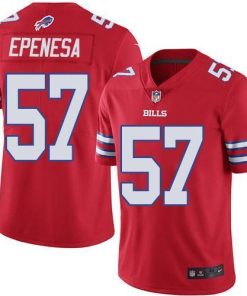 Nike Buffalo Bills #57 A.J. Epenesas Red Men's Stitched NFL Limited Rush Jersey Men's