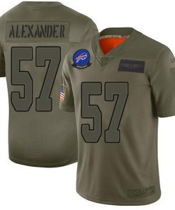 Nike Buffalo Bills #57 Lorenzo Alexander Camo Men's Stitched NFL Limited 2019 Salute To Service Jersey Men's