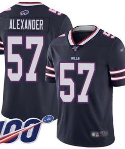 Nike Buffalo Bills #57 Lorenzo Alexander Navy Men's Stitched NFL Limited Inverted Legend 100th Season Jersey Men's