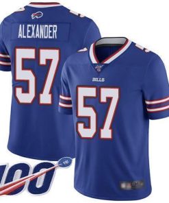 Nike Buffalo Bills #57 Lorenzo Alexander Royal Blue Team Color Men's Stitched NFL 100th Season Vapor Limited Jersey Men's