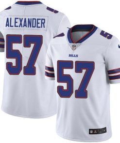 Nike Buffalo Bills #57 Lorenzo Alexander White Men's Stitched NFL Vapor Untouchable Limited Jersey Men's