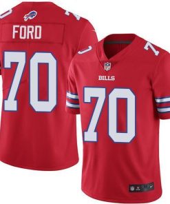 Nike Buffalo Bills #70 Cody Ford Red Men's Stitched NFL Elite Rush Jersey Men's