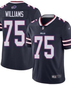 Nike Buffalo Bills #75 Daryl Williams Navy Men's Stitched NFL Limited Inverted Legend Jersey Men's