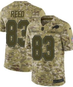 Nike Buffalo Bills #83 Andre Reed Camo Men's Stitched NFL Limited 2018 Salute To Service Jersey Men's