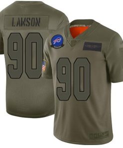 Nike Buffalo Bills #90 Shaq Lawson Camo Men's Stitched NFL Limited 2019 Salute To Service Jersey Men's