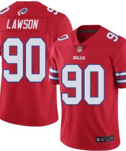 Nike Buffalo Bills #90 Shaq Lawson Red Men's Stitched NFL Elite Rush Jersey Men's