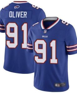 Nike Buffalo Bills #91 Ed Oliver Royal Blue Team Color Men's Stitched NFL Vapor Untouchable Limited Jersey Men's