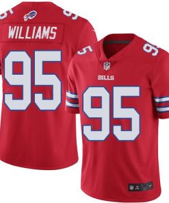 Nike Buffalo Bills #95 Kyle Williams Red Men's Stitched NFL Elite Rush Jersey Men's