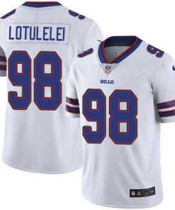 Nike Buffalo Bills #98 Star Lotulelei White Men's Stitched NFL Vapor Untouchable Limited Jersey Men's