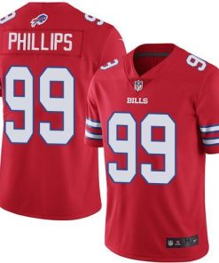 Nike Buffalo Bills #99 Harrison Phillips Red Men's Stitched NFL Limited Rush Jersey Men's