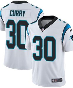 Nike Carolina Panthers #30 Stephen Curry White Men's Stitched NFL Vapor Untouchable Limited Jersey Men's