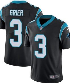 Nike Carolina Panthers #3 Will Grier Black Team Color Men's Stitched NFL Vapor Untouchable Limited Jersey Men's