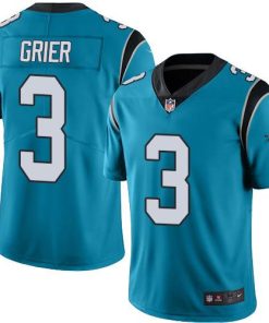 Nike Carolina Panthers #3 Will Grier Blue Alternate Men's Stitched NFL Vapor Untouchable Limited Jersey Men's