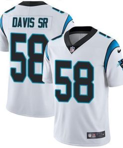 Nike Carolina Panthers #58 Thomas Davis Sr White Men's Stitched NFL Vapor Untouchable Limited Jersey Men's