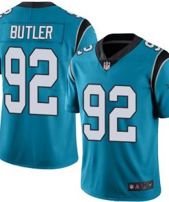 Nike Carolina Panthers #92 Vernon Butler Blue Alternate Men's Stitched NFL Vapor Untouchable Limited Jersey Men's