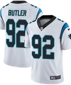 Nike Carolina Panthers #92 Vernon Butler White Men's Stitched NFL Vapor Untouchable Limited Jersey Men's