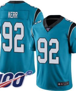 Nike Carolina Panthers #92 Zach Kerr Blue Alternate Men's Stitched NFL 100th Season Vapor Untouchable Limited Jersey Men's